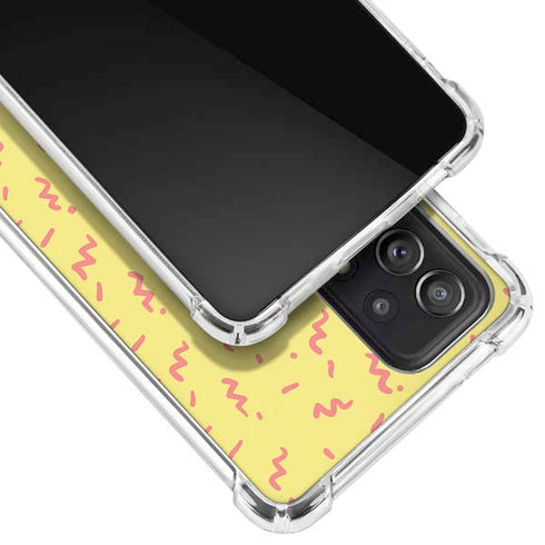 Yellow Spring Galaxy A72 5G Clear Case
